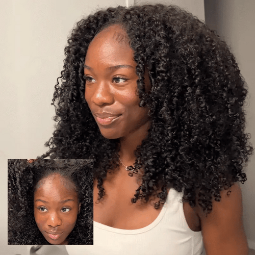 The Burmese Curly Half Wig