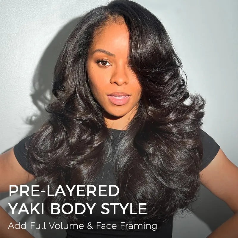 The Yaki Body Wave Half-Wig